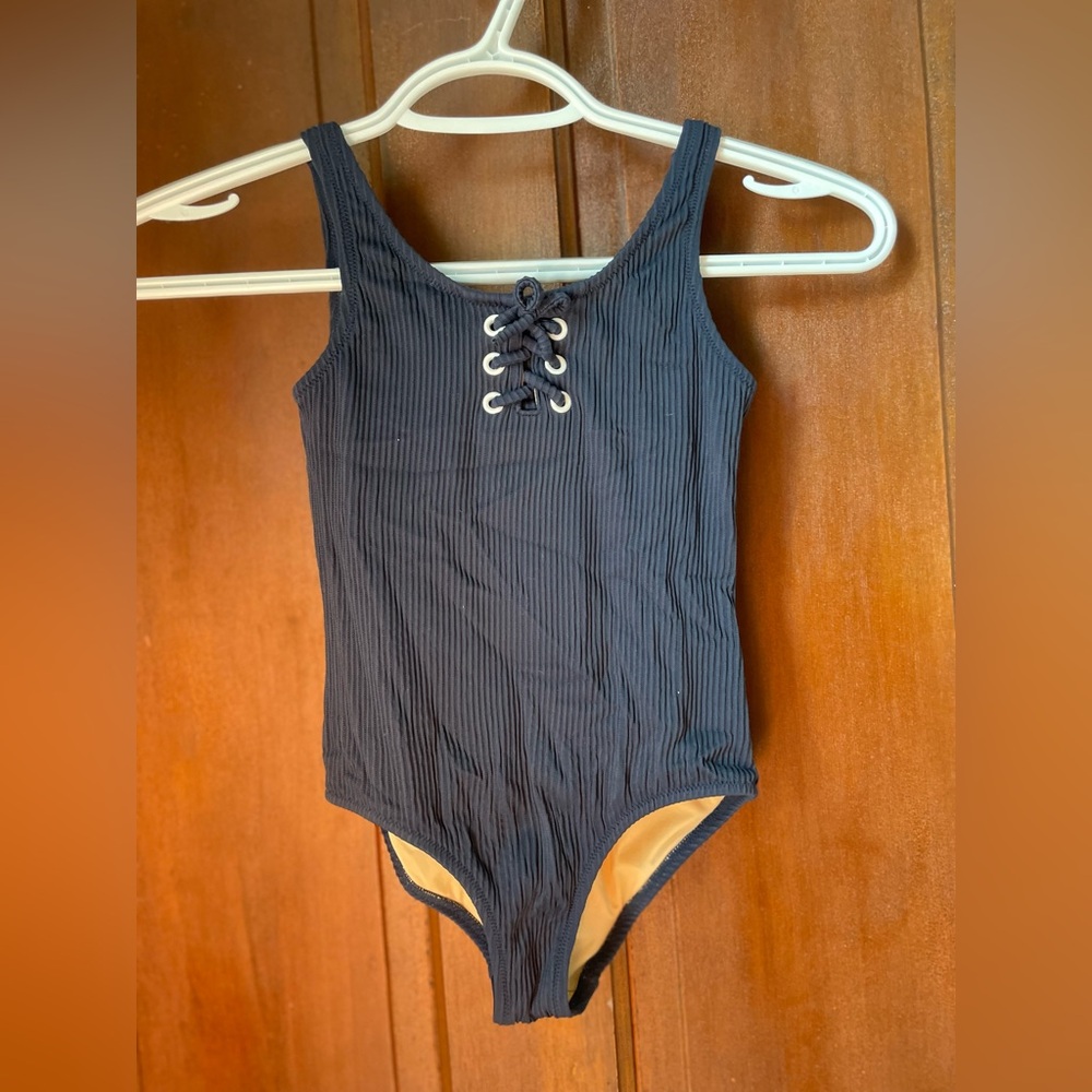 Crewcuts girls 4-5 blue one piece swimsuit